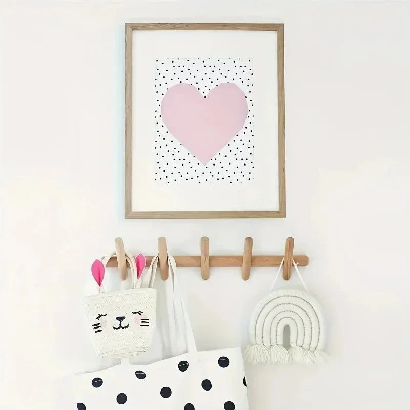 Freestanding Wood Coat Rack Stand