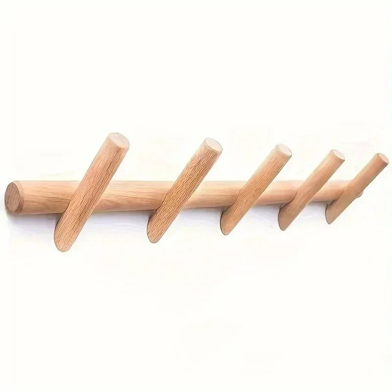 Freestanding Wood Coat Rack Stand