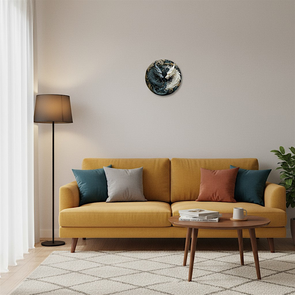 Balance of Shadows 2D Aluminum Wall Plaque