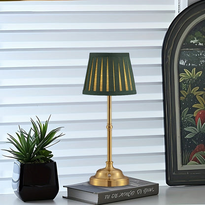 Cordless Rechargeable Brass LED Table Lamp