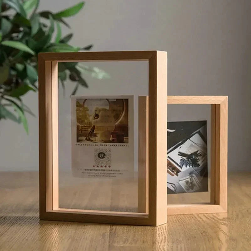 Solid Wood Gallery-Inspired Display Photo Frame