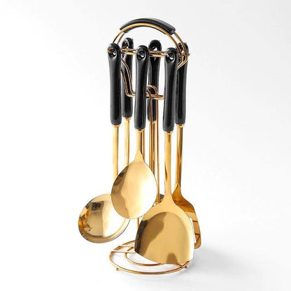 Premium Kitchen Utensils | Cooking Tools with Stand