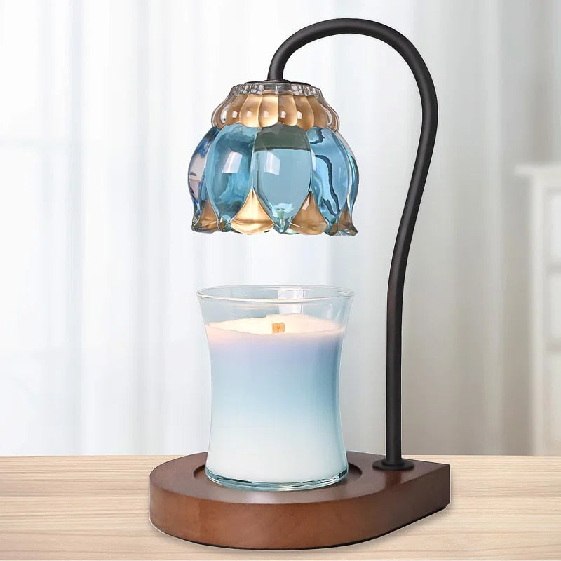 Colorful Glass Mosaic Candle Warmer Lamp
