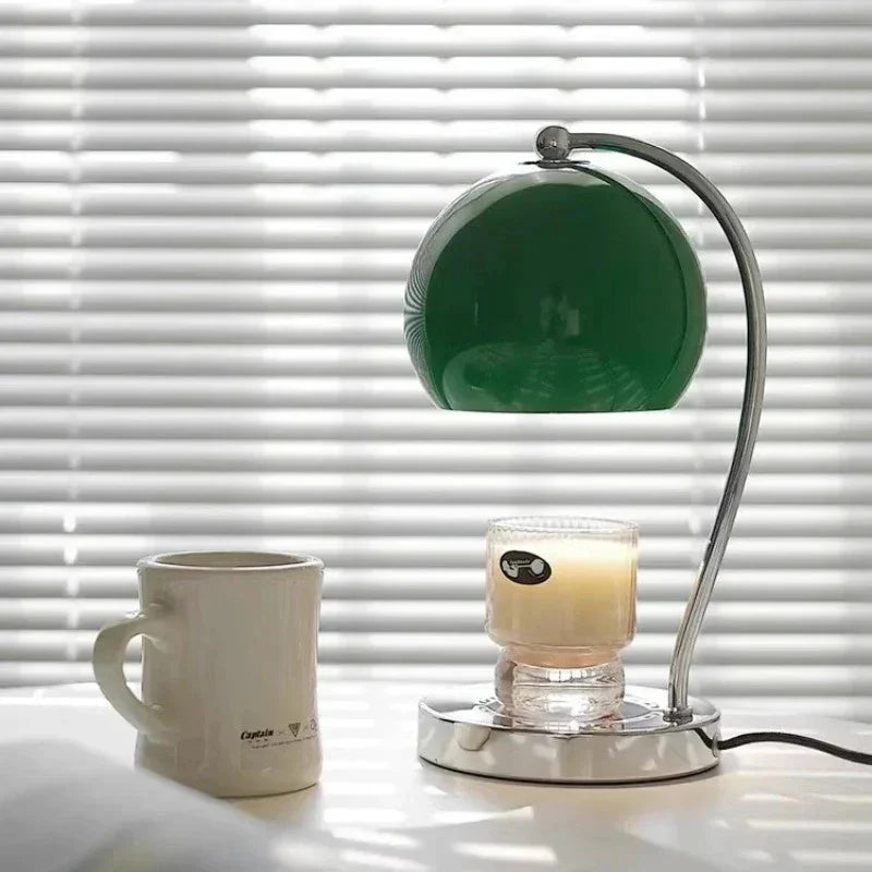 Orb Glass Candle Warmer Table Lamp