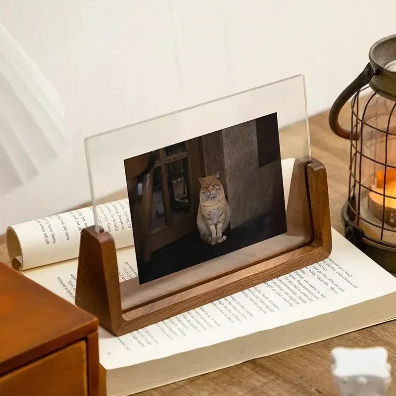 Solid Wood Modern Profile Photo Frame