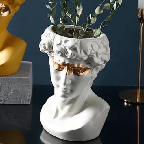 Classical Bust Ceramic Planter Pot