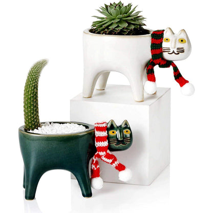 Animal Figure Ceramic Planter Pot