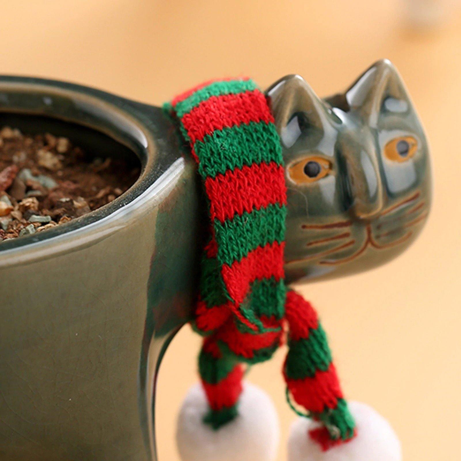 Animal Figure Ceramic Planter Pot