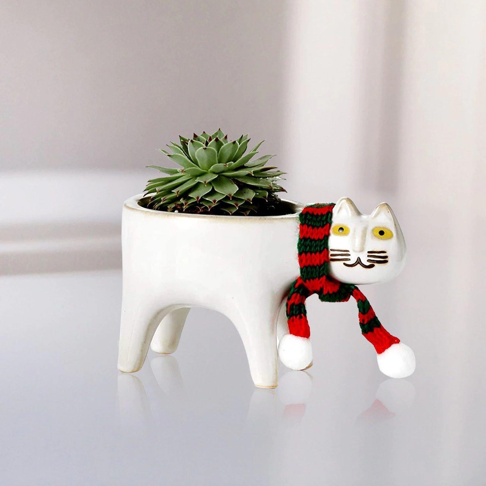 Animal Figure Ceramic Planter Pot