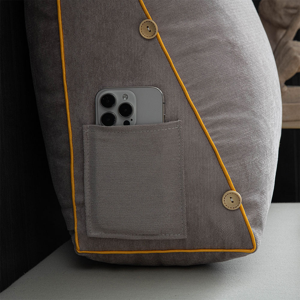 Ergonomic Backrest Reading Pillow | Plush Arm Support