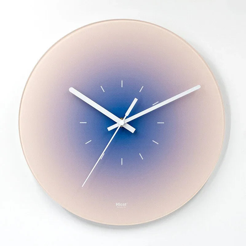 Clear Glass Face Wall Clock