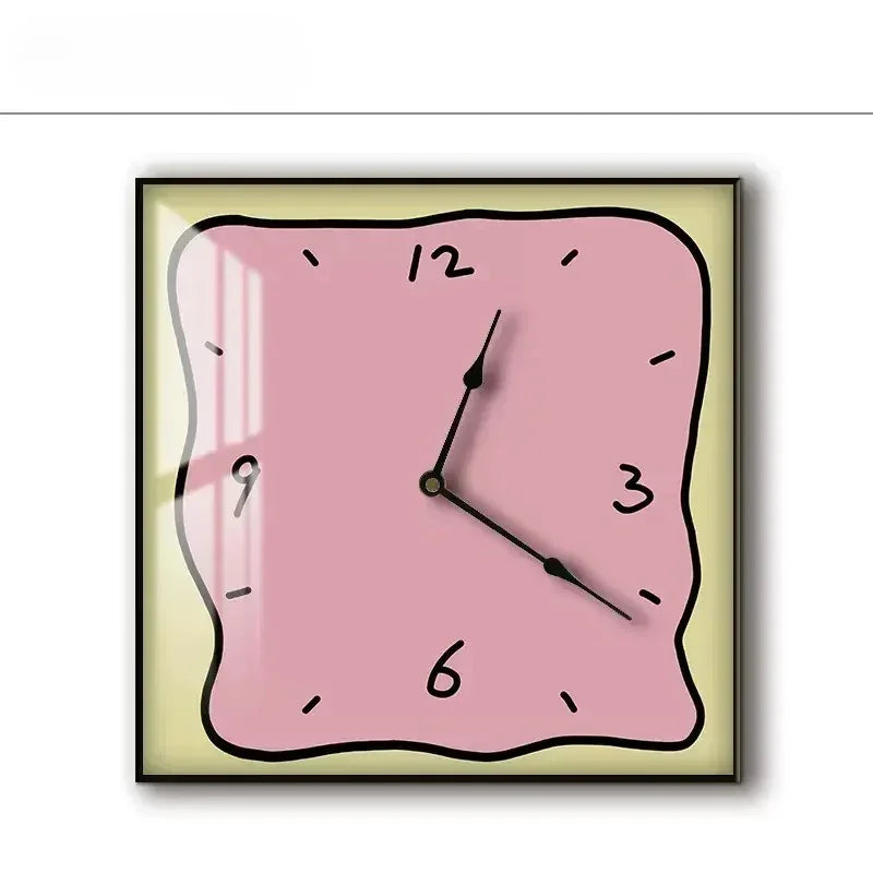 Graffiti Art Style Silent Wall Clock