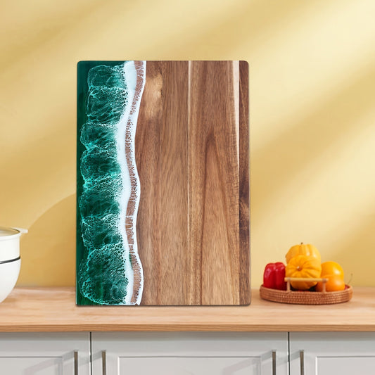Ocean Wave Resin Cutting Board