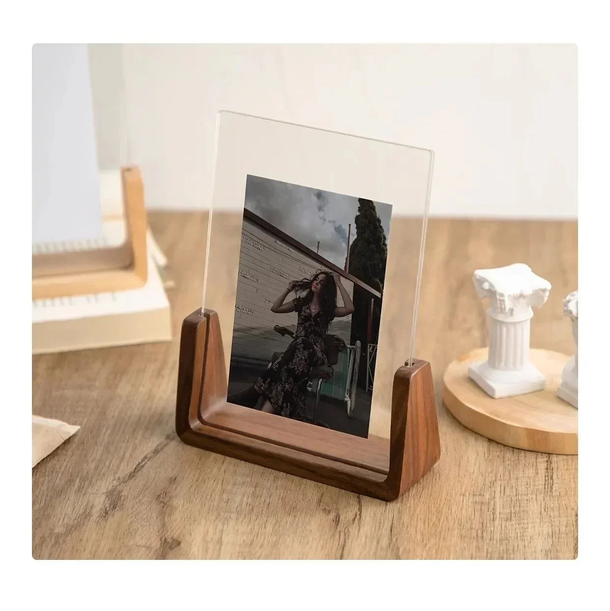 Solid Wood Modern Profile Photo Frame