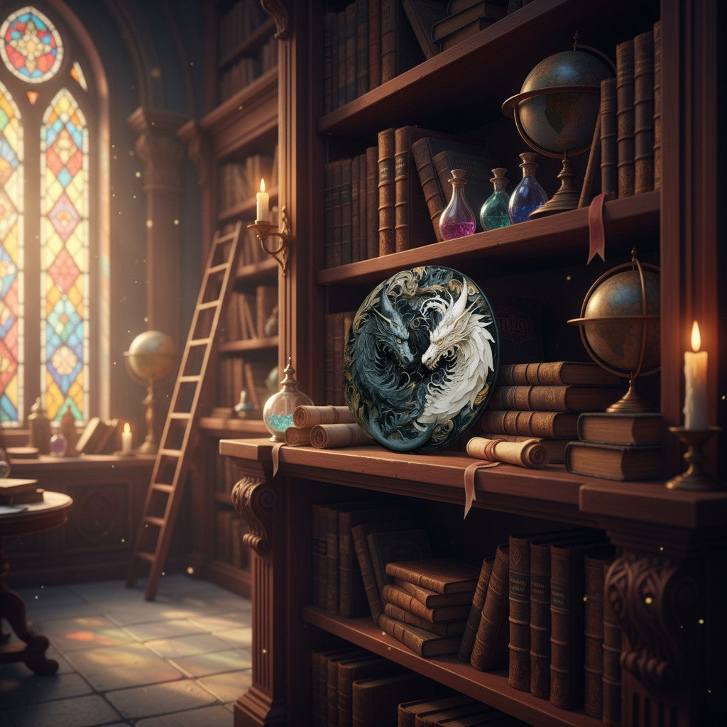 Balance of Shadows 2D Aluminum Wall Plaque