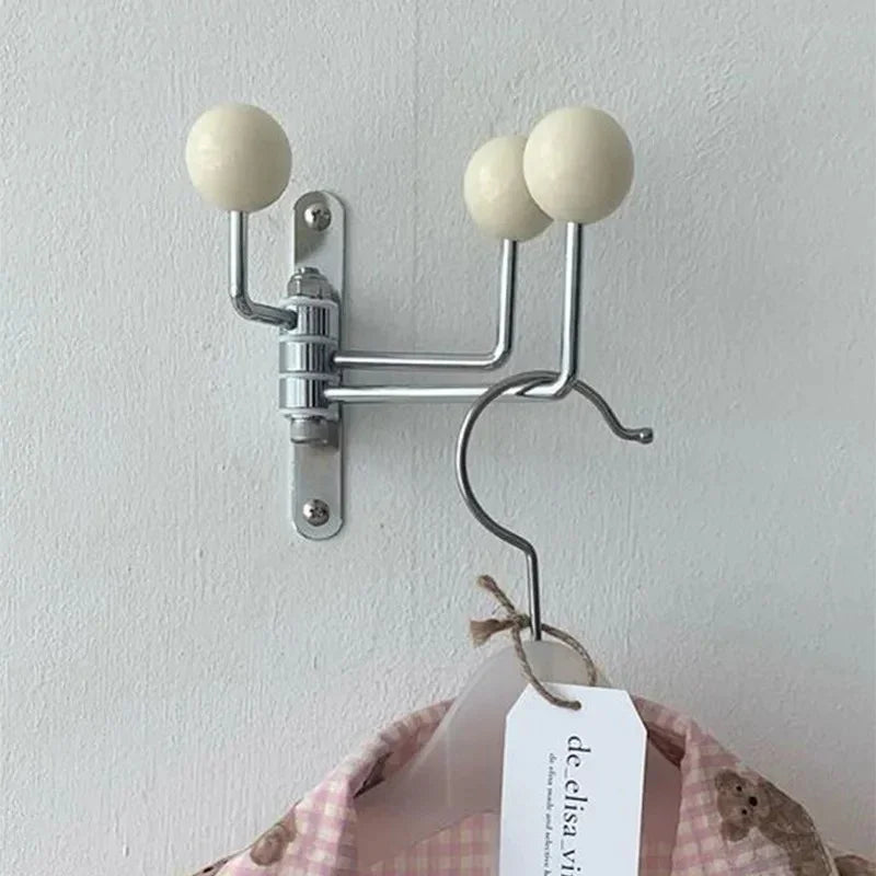 Retro Metal Wall Coat Hook Rack