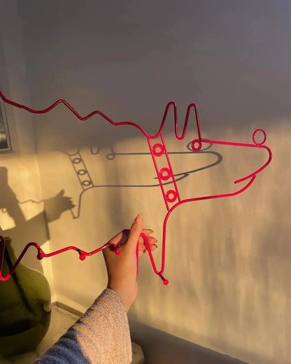 Animal Outline Wall Hook Rack