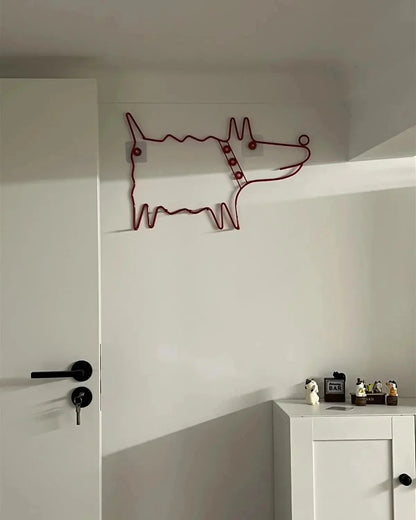 Animal Outline Wall Hook Rack