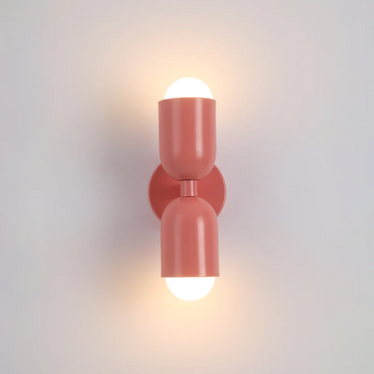 Design Double-Sided LED Wall Lamp - Colorwave-Pink-State of Style