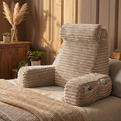 Premium Backrest Reading Pillow | Adjustable Arm Support