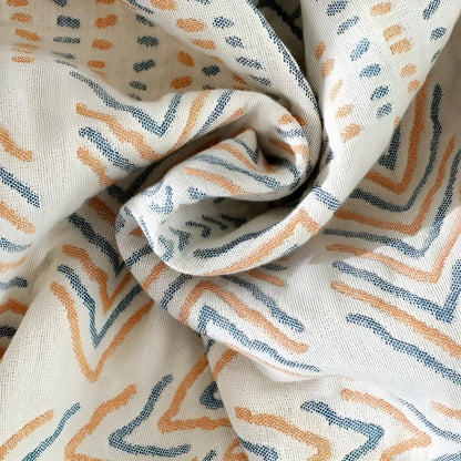 Modern Chic Throw Blanket | Subtle Geometric Pattern
