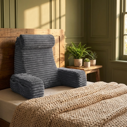 Premium Backrest Reading Pillow | Adjustable Arm Support