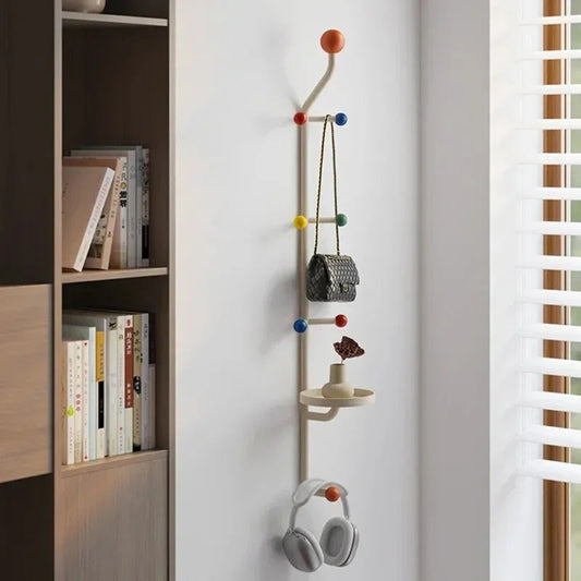 Vertical Wall Mounted Coat Rack Panel