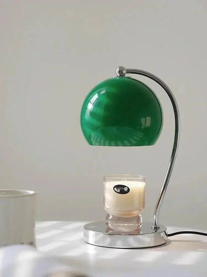 Orb Glass Candle Warmer Table Lamp