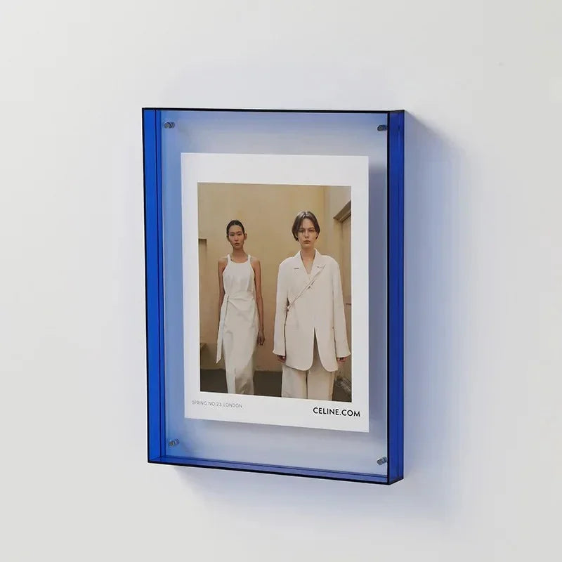 Acrylic Photo Frame with Tinted Edge Detail
