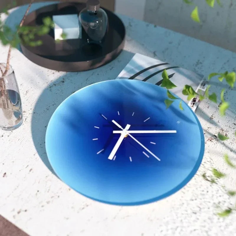 Clear Glass Face Wall Clock