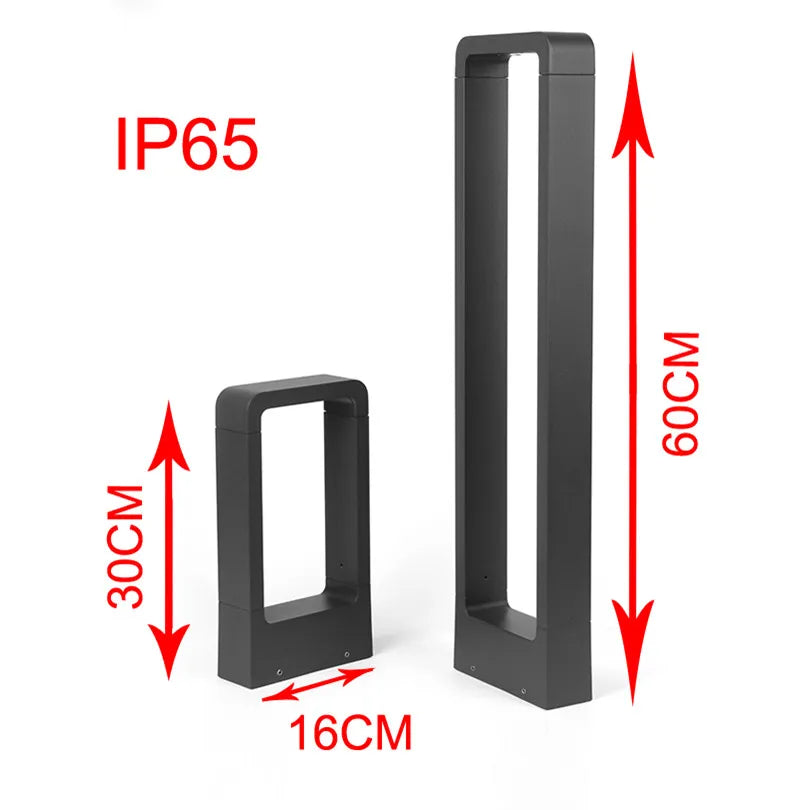 GardenGlow Ground Garden Lamp for Outdoor Use-30CM-3000K DC12V-Grey Housing-State of Style