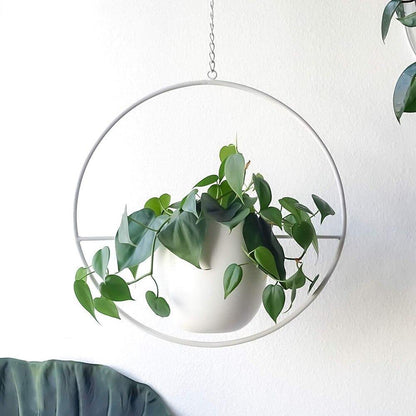 Metal Hanging Plant Planter