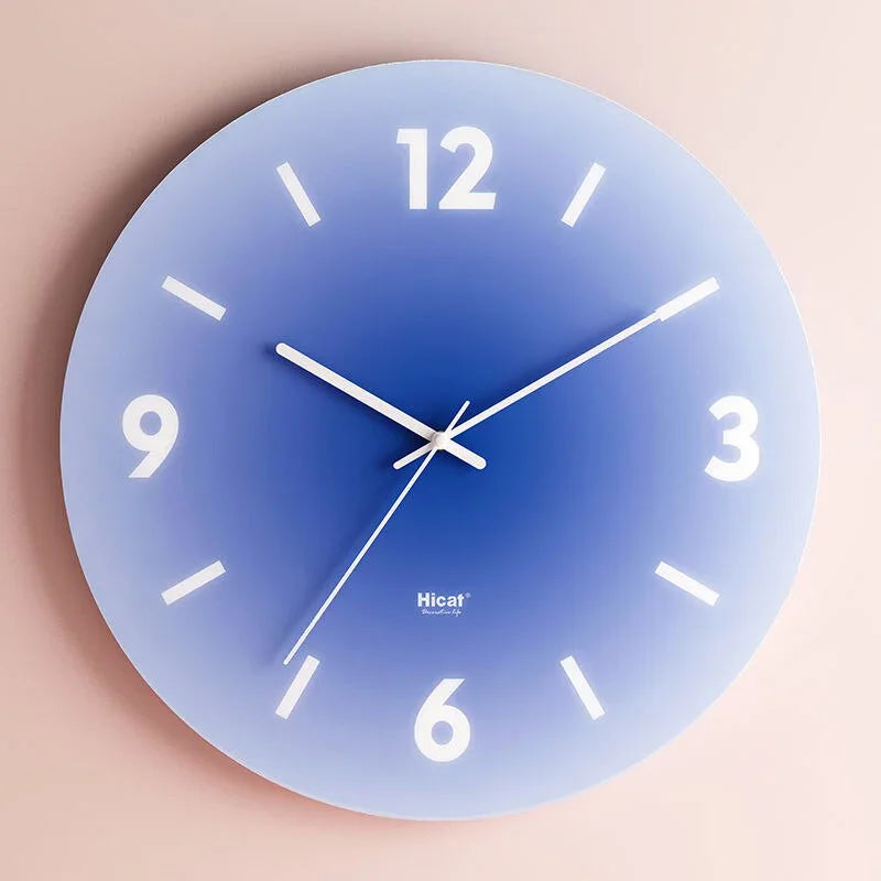 Clear Glass Face Wall Clock