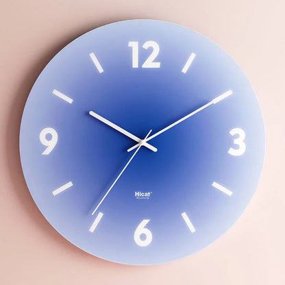 Clear Glass Face Wall Clock