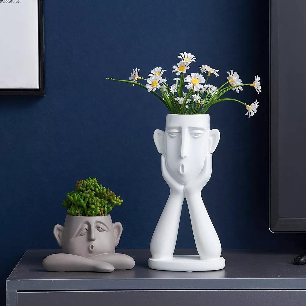 Classical Bust Planter Pot Set