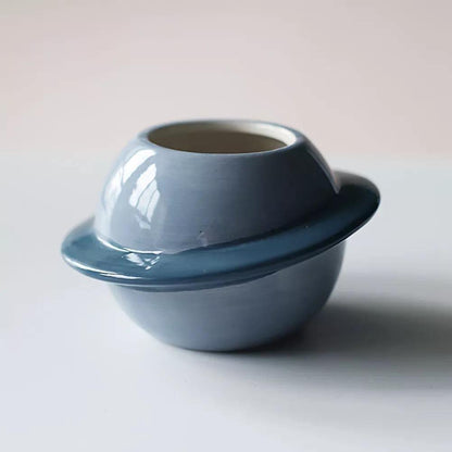 Round Minimal Ceramic Planter Pot