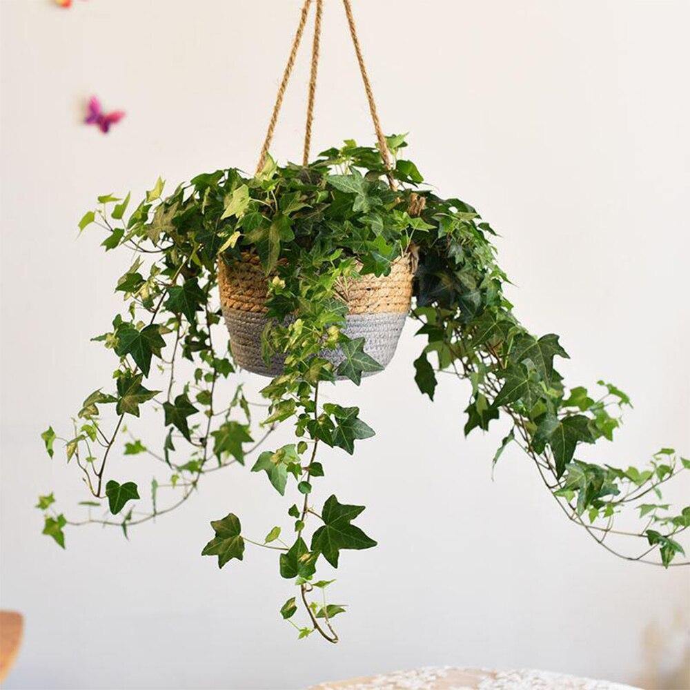 Woven Hanging Planter Basket