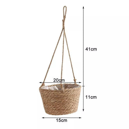 Woven Hanging Planter Basket