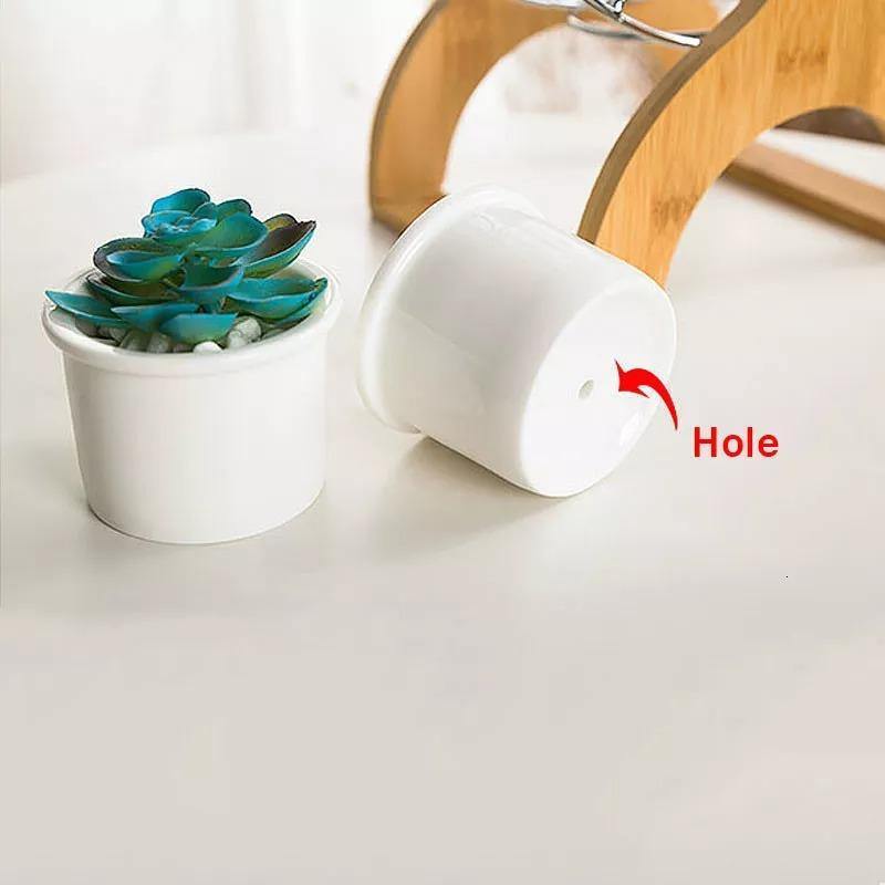 Wood Stand Succulent Planter Set