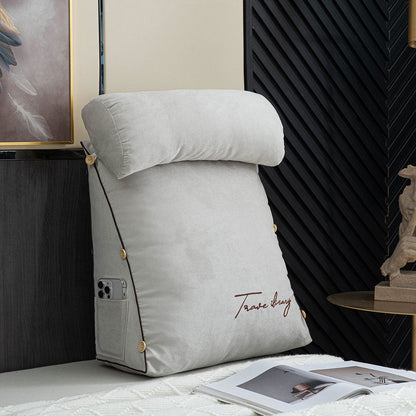 Ergonomic Backrest Reading Pillow | Plush Arm Support