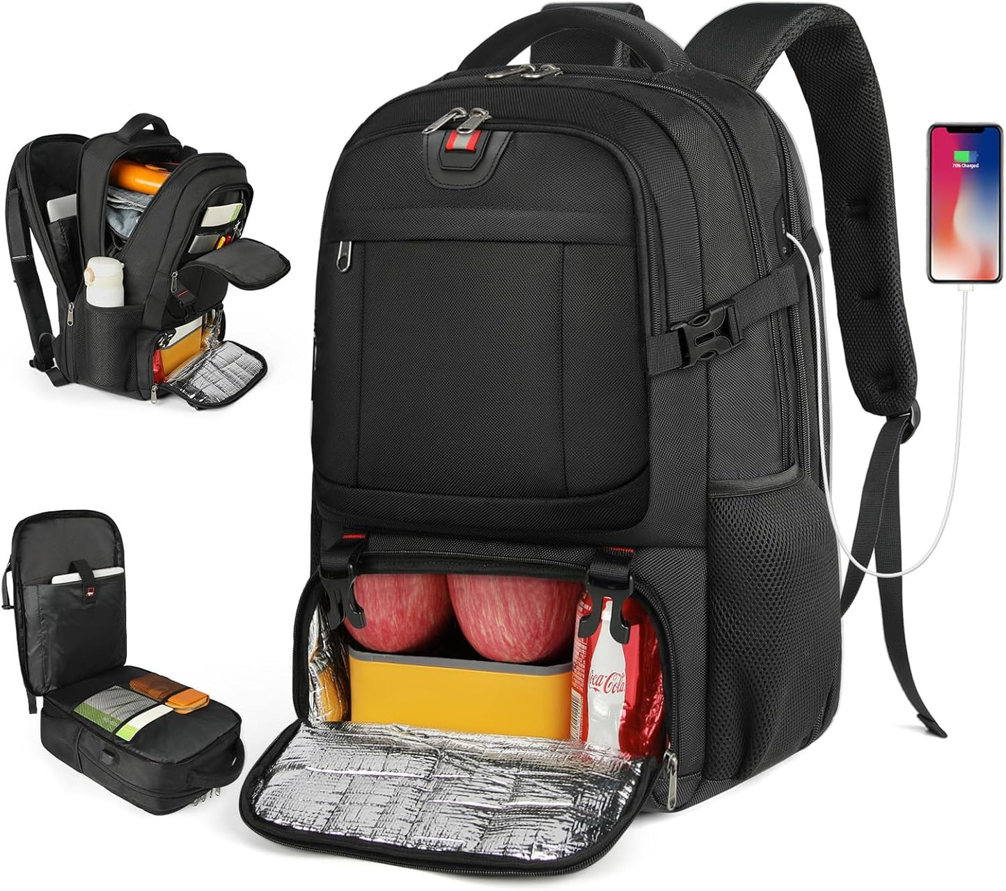Waterproof Lunch Bag Backpack | Travel Laptop Cooler