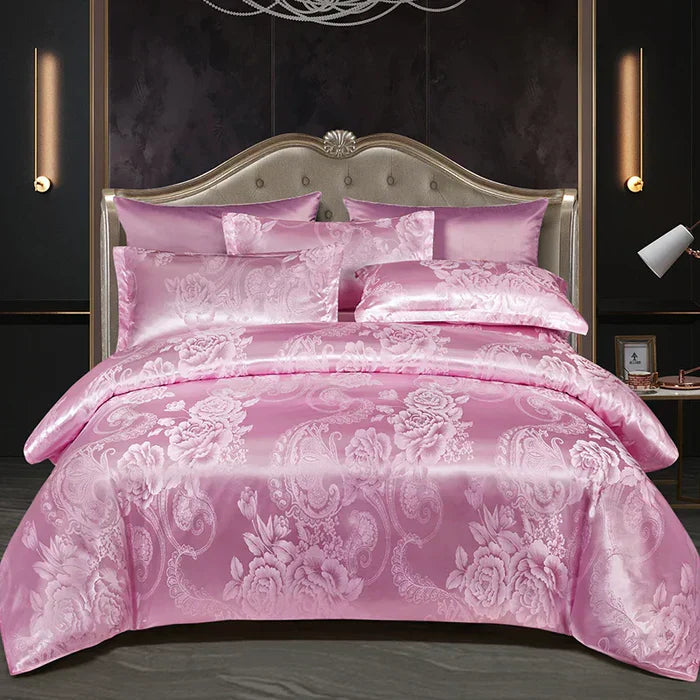 Luxury Satin Duvet Cover Set - RoyalDream-King 220x240cm 1st-7-State of Style