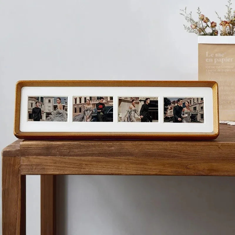 Horizontal-Orientation Floating Acrylic Photo Frame