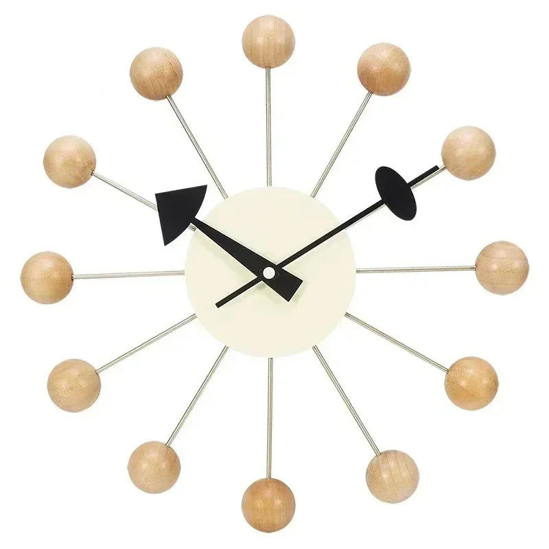 Ball Accent Modern Design Wall Clock