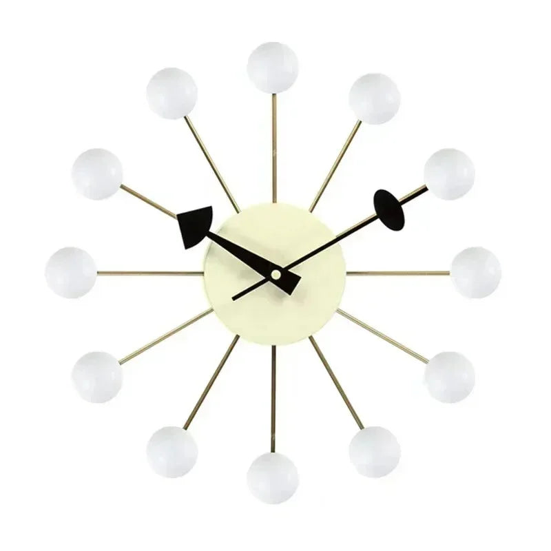 Ball Accent Modern Design Wall Clock