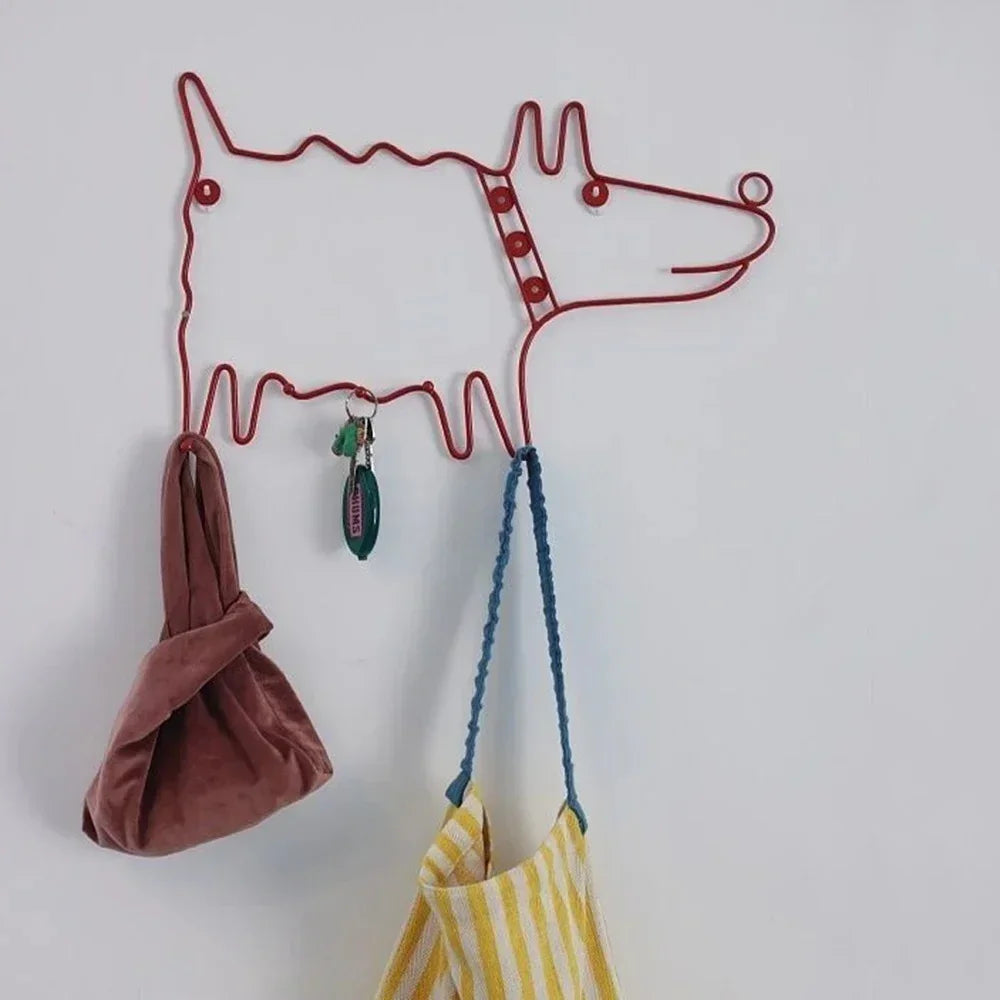 Animal Outline Wall Hook Rack