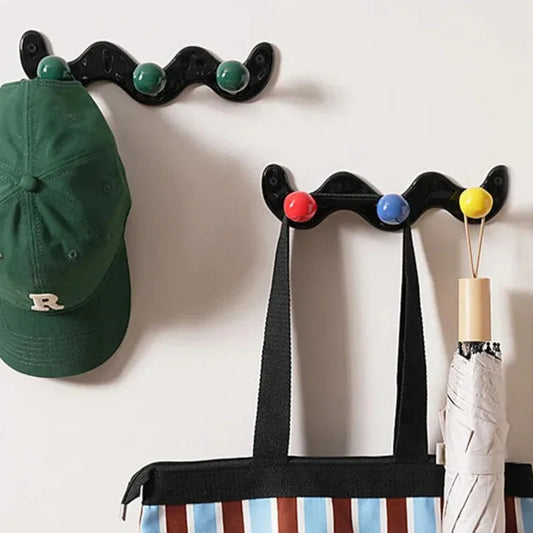 Color Dot Wall Hook Rack