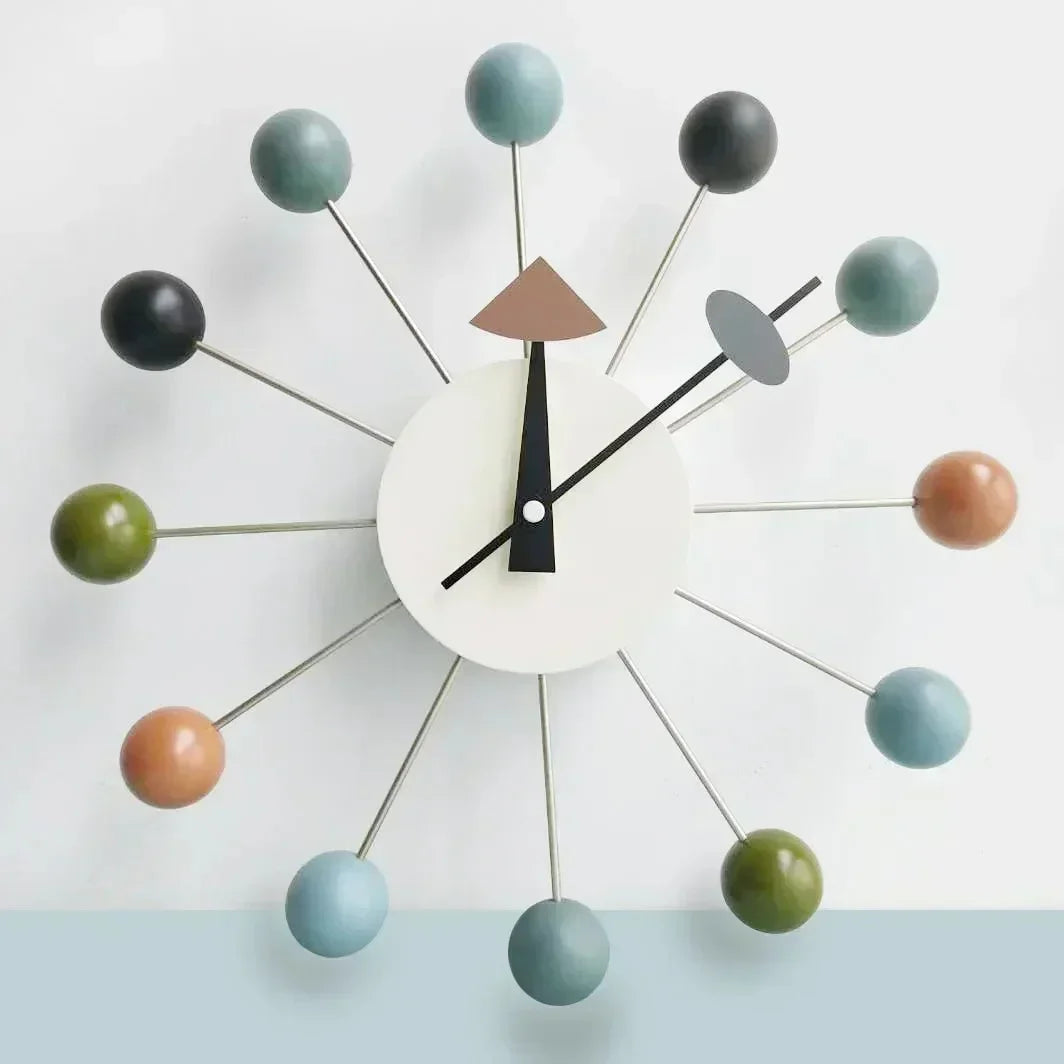 Ball Accent Modern Design Wall Clock