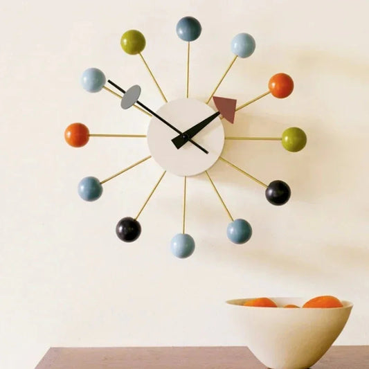 Ball Accent Modern Design Wall Clock