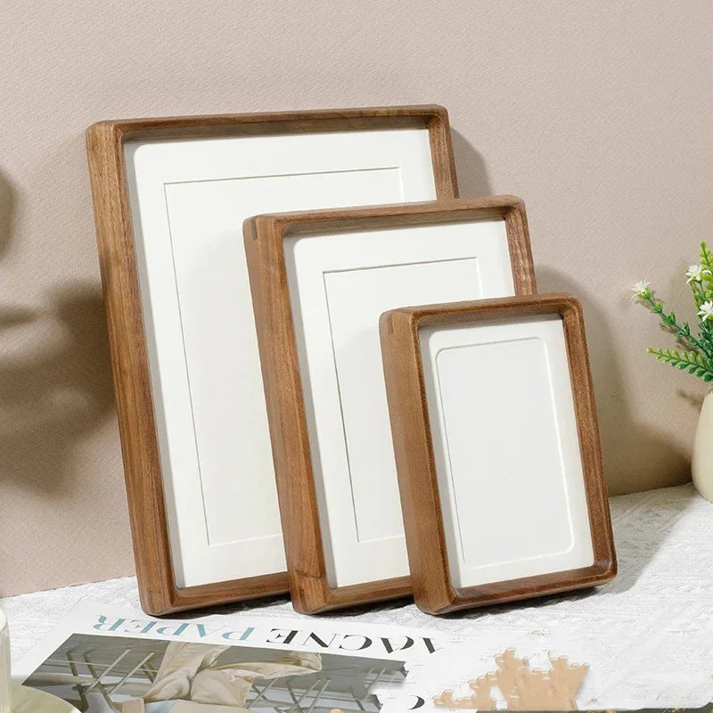 Handcrafted Solid Wood Display Photo Frame